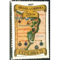 1972 C 0749 Carta do Brasil M