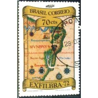 1972 C 0749 Carta do Brasil U