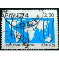 1974 C 0858 Centenário da UPU U