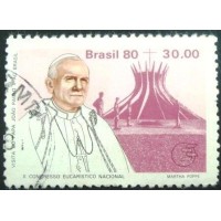 1980 C 1152 Papa em Brasília U