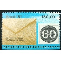 1981 C 1242 50 Anos do Clube Filatélico M