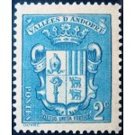 1937 AD FR 0050 Coat of Arms of Andorra 2 M
