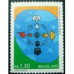 2001 C 2408 Dia Mundial dos Correios M