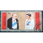 1972 AE SH 0894 Queen Elizabeth II and Winston Spencer Churchill A NCC
