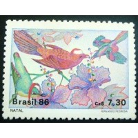 1986 C 1532 Pássaros e Flores M