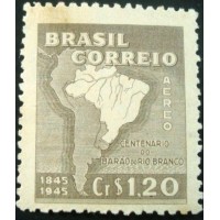 1945 Mapa América do Sul
