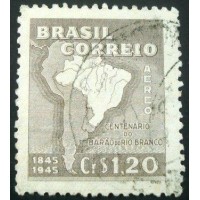 1945 Mapa América do Sul