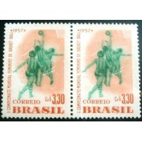 1957 C 0393 Mundial de Basquete A M PR