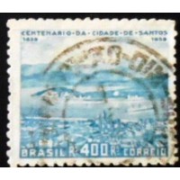 1939 C 0136 Centenário de Santos U
