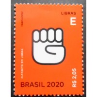 2020 C 3922 Letra E em Libras M