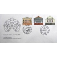 1978 FDC 170 Teatros Brasileiros RJ 2327
