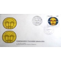 1980 FDC 196 Televisão Brasileira PI 26285