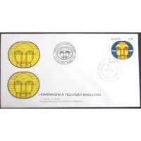 1980 FDC 196 Televisão Brasileira DF 27728