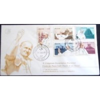 1980 FDC 201 Visita João Paulo II SP 33404
