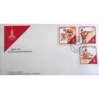 1980 FDC 202 Olimpíadas de Moscou PB 10209