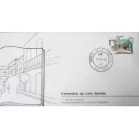 1981 FDC 219  Lima Barreto SP 13674