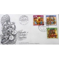 1981 FDC 229 Folguedos e Bailados Populares SP