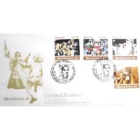 1983 FDC 277 Carnaval Brasileiro RJ 7462