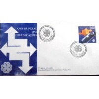 1983 FDC 296 Ano Mundial das Comunicações DF 8808