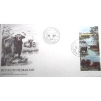 1984 FDC 331 Búfalos de Marajó PA 4993