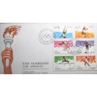 1984 FDC 321 Olimpíadas de Los Angeles SP 19329