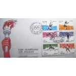 1984 FDC 321 Olimpíadas de Los Angeles SP 3877 