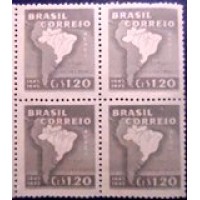 1945 A 0059 Mapa América do Sul M QD
