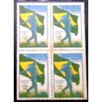 1950 A 0076 Bandeira e Jogador N QD
