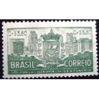 1954 C 0331 Brasão de Armas SP A  M Branco