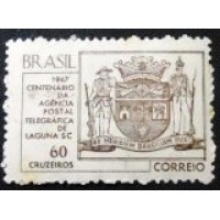 1967 C 0563 Agência Postal de Laguna U