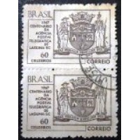 1967 C 0563 Agência Postal de Laguna U PR