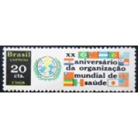1968 C 0615 Aniversário OMS M