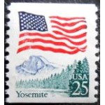 1988 US Flag over Yosemite Ya M