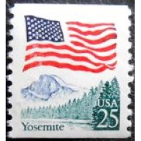 1988 US Flag over Yosemite Ya M