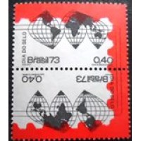 1973 C 0795 Dia do Selo  A/C M SET