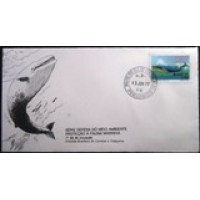 1977 FDC 121 Baleia Azul 12357