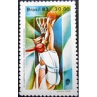 1983 C 1329 Mundial Feminino Basquete azul M
