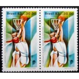 1983 C 1329 Mundial Feminino Basquete azul M PR