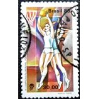 1983 C 1330 Mundial Feminino de Basquete vermelho U