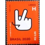2020 C 3925 Letra H em Libras M