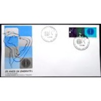 1990 FDC 513 25 Anos da ENBRATEL 11792