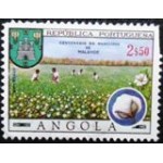 1970 AO 0576 Arms of Malanje, cottonboll and field U