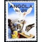 1992 AO 0908 Free Elections in Angola 200 M