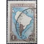 1936 AR 0426 South America Map Without Borderlines U SEV