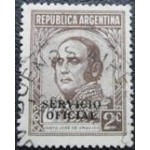 1939 AR 0032  Justo José de Urquiza 2 ovpt. D U