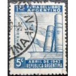 1943 AR 0474 Books and Argentine flag U