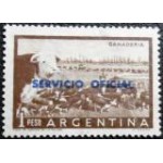 1958 AR 0081 Cattle Ranch ovpt Blue1 D N