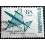 1967 AR 0985 Stylized aircraft 68 U SEV