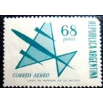1967 AR 0985 Stylized aircraft 68 N