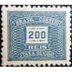 1942 BR X 0084 Tipo Cifrra Horizontal 200 P N